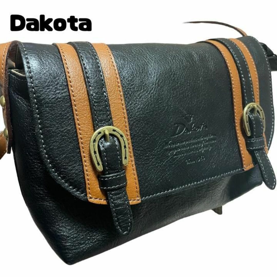 Dakota   本革バッグ　ブラック　美品