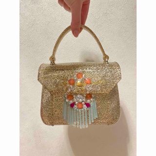 フルラ(Furla)のFURLA ゴールドミニハンドバッグ(ハンドバッグ)