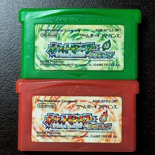 ゲームボーイアドバンス(ゲームボーイアドバンス)のGBA ポケットモンスター リーフグリーン ファイアレッド(携帯用ゲームソフト)