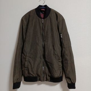 ザラ(ZARA)の【即日発送】美品。高品質。ZARA MAN MA-1フライトボマージャケット(フライトジャケット)