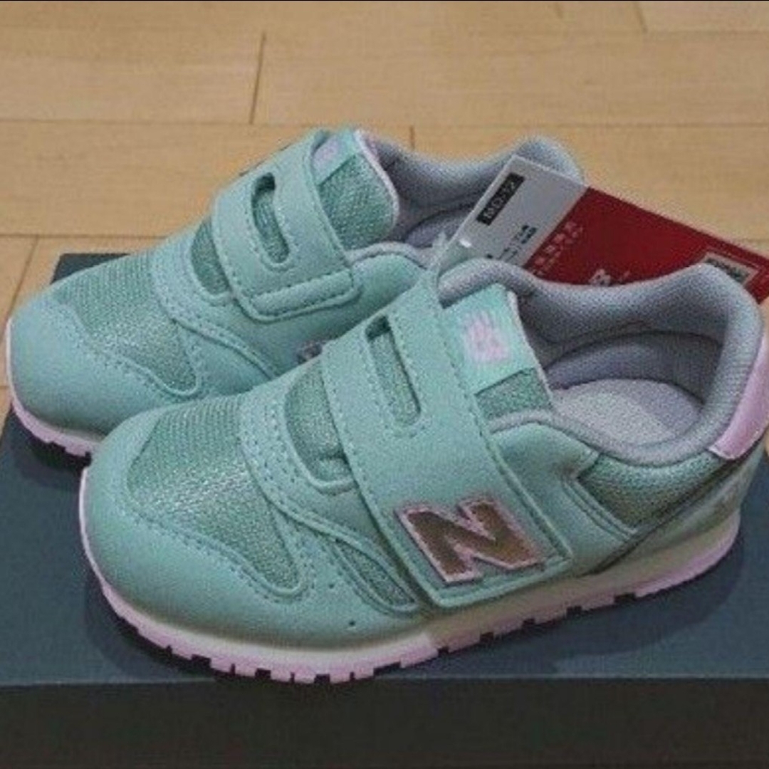 New Balance(ニューバランス)の新品 【16㎝】ニューバランス NB スニーカー 373 AE ミント キッズ/ベビー/マタニティのキッズ靴/シューズ(15cm~)(スニーカー)の商品写真