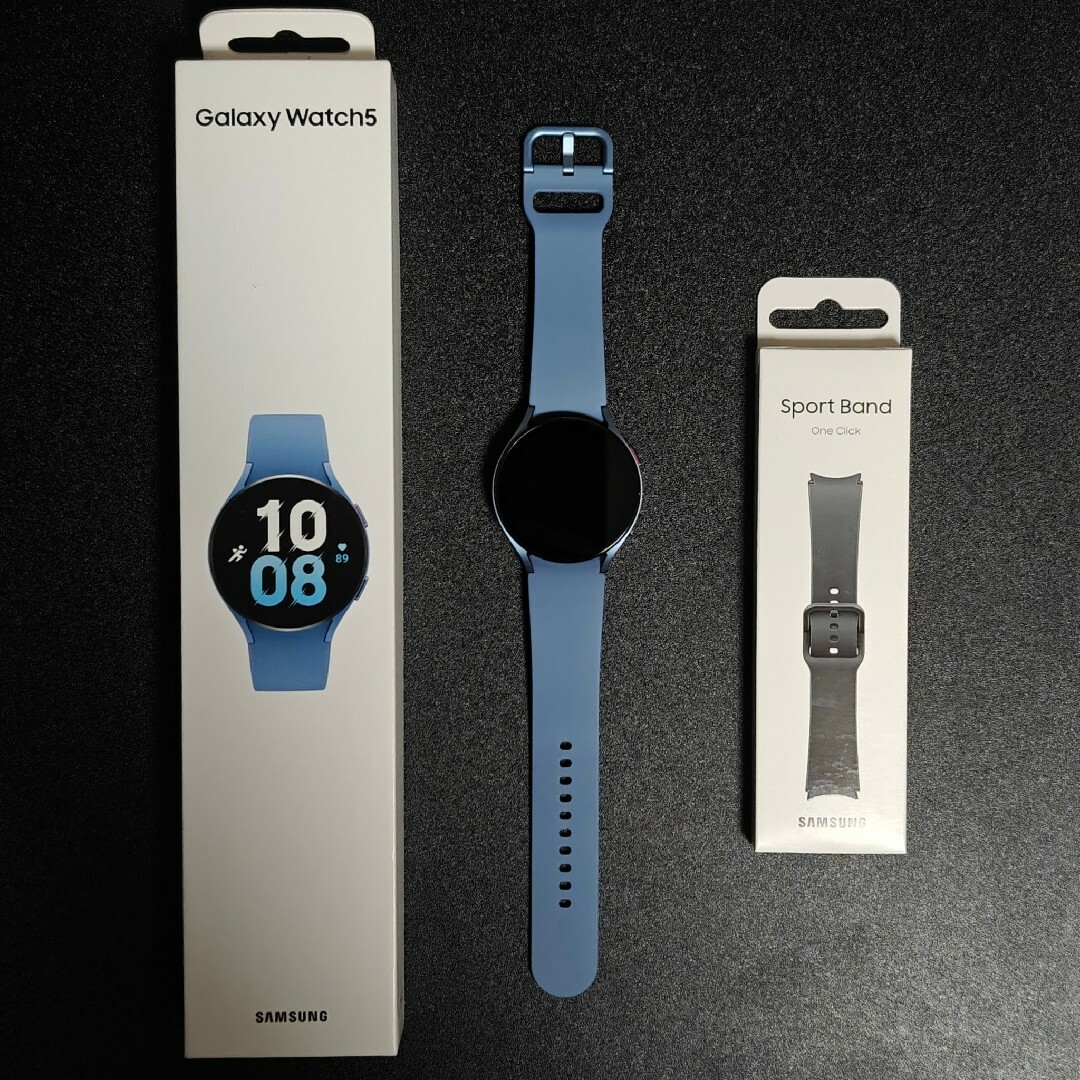 SAMSUNG(サムスン)のGalaxy Watch 5 44mm (SM-R910) スマホ/家電/カメラのスマホアクセサリー(その他)の商品写真