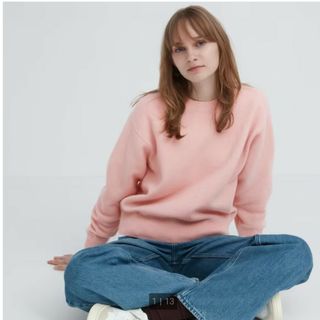 ユニクロ(UNIQLO)のパンダ様専用☆プレミアムラムウールセーター(ニット/セーター)