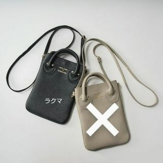 ヤングアンドオルセン(YOUNG&OLSEN)のヤングアンドオルセン スマホショルダー BAG BLACK バッグ ブラック(ショルダーバッグ)