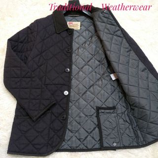 TRADITIONAL WEATHERWEAR - トラディショナルウェザーウェア　キルティングジャケット　ウール　グレー　38　Ｍ