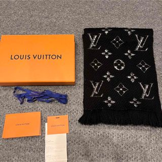 LOUIS VUITTON - LOUIS VUITTON マフラー ピンク ロゴマニア