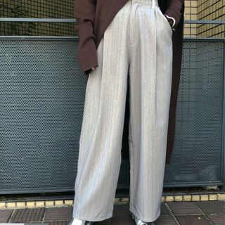 パンツBED&BREAKFAST Crepe cloth slim pants