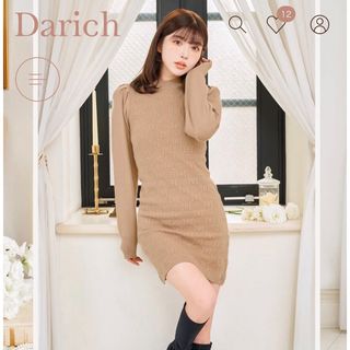 ダーリッチ(Darich)のブークレジャガードニットワンピース(ミニワンピース)