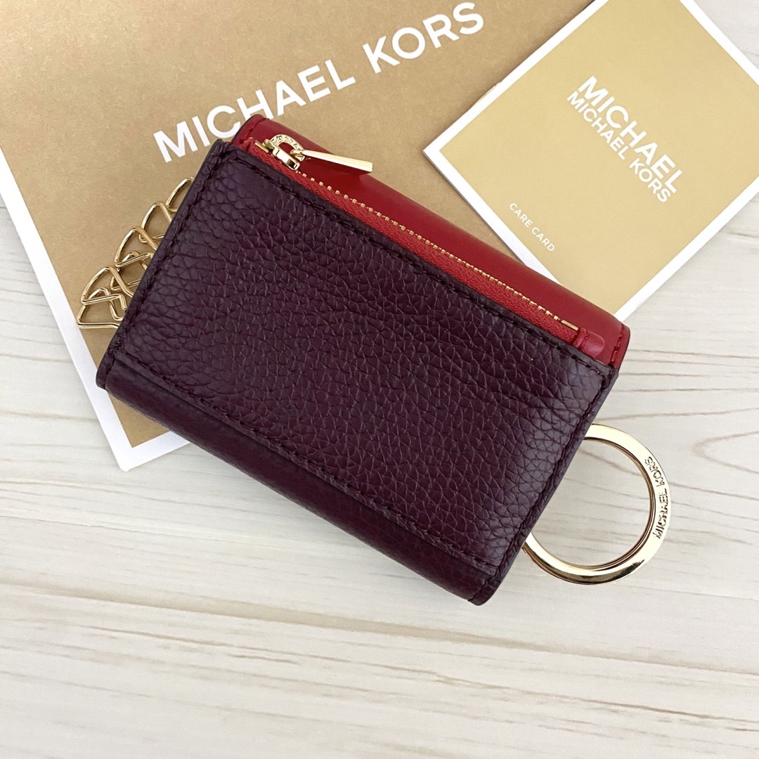 Michael Kors(マイケルコース)の新品 MICHAEL KORS マイケルコース コインケース付き キーケース レディースのファッション小物(キーケース)の商品写真