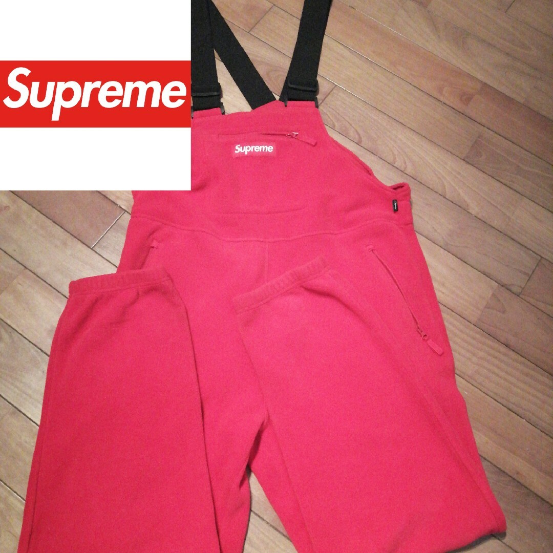 Supreme(シュプリーム)の【極美品　BOXLOGO 】supreme Polartec Overalls メンズのパンツ(サロペット/オーバーオール)の商品写真