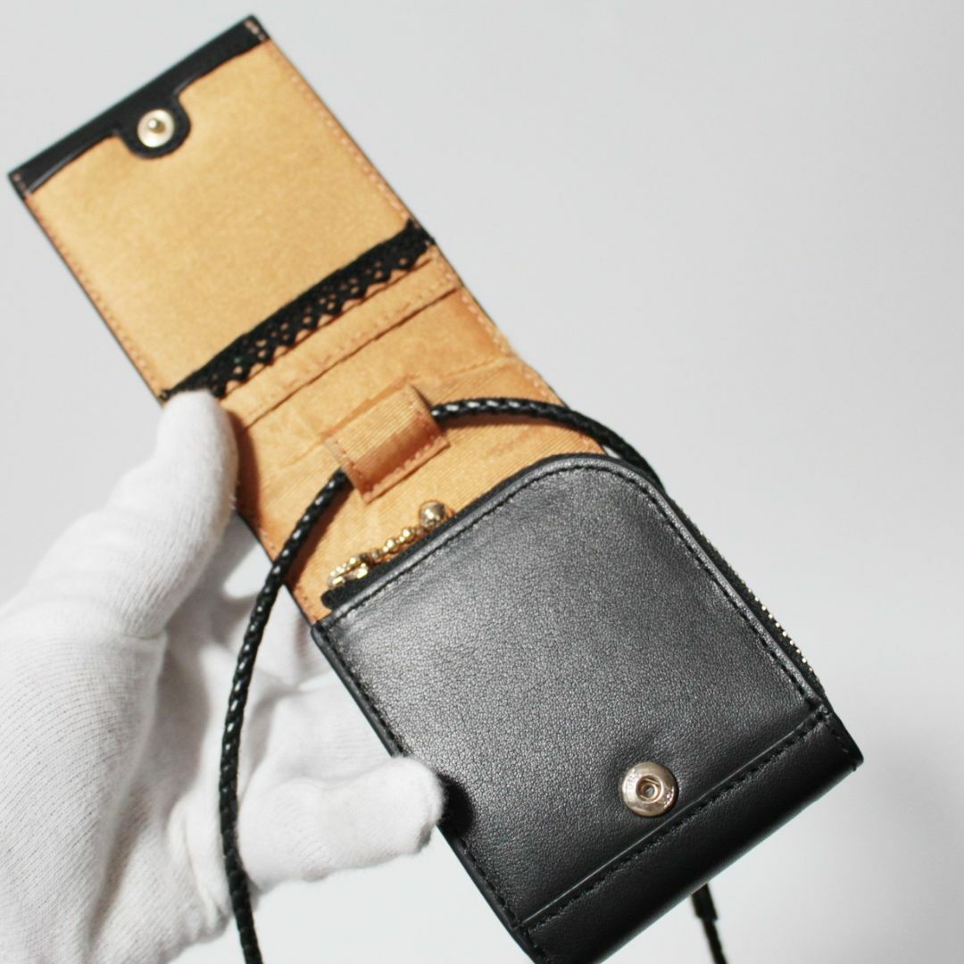 ANNA SUI(アナスイ)の新品 アナスイ エニータイム ショルダーコード付きレザーマルチケース レディースのファッション小物(コインケース)の商品写真