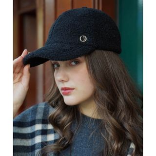 フレイアイディー(FRAY I.D)のChapeau d' O Wool Blend Boa Cap シャポードオー(キャップ)