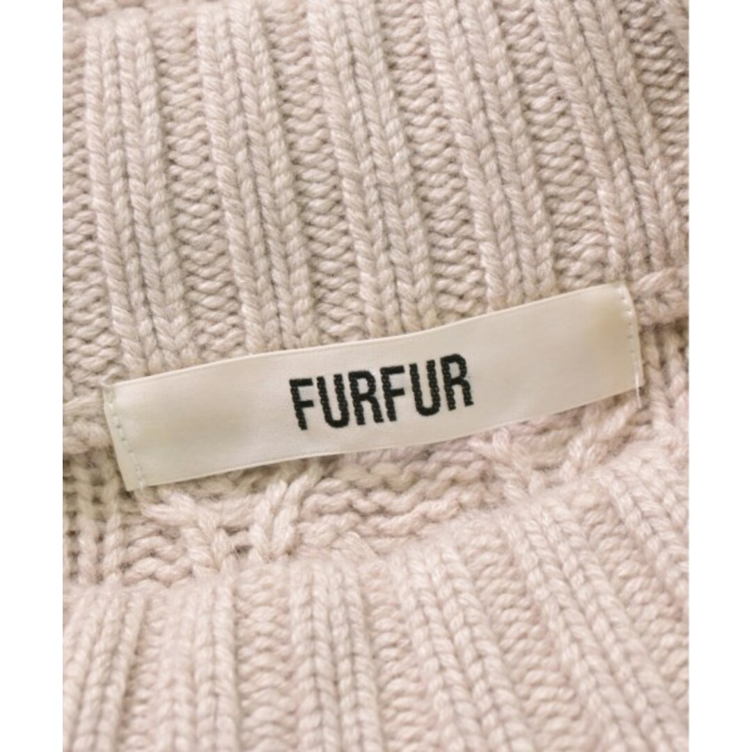 fur fur(ファーファー)のFURFUR ファーファー ニット・セーター F アイボリー 【古着】【中古】 レディースのトップス(ニット/セーター)の商品写真