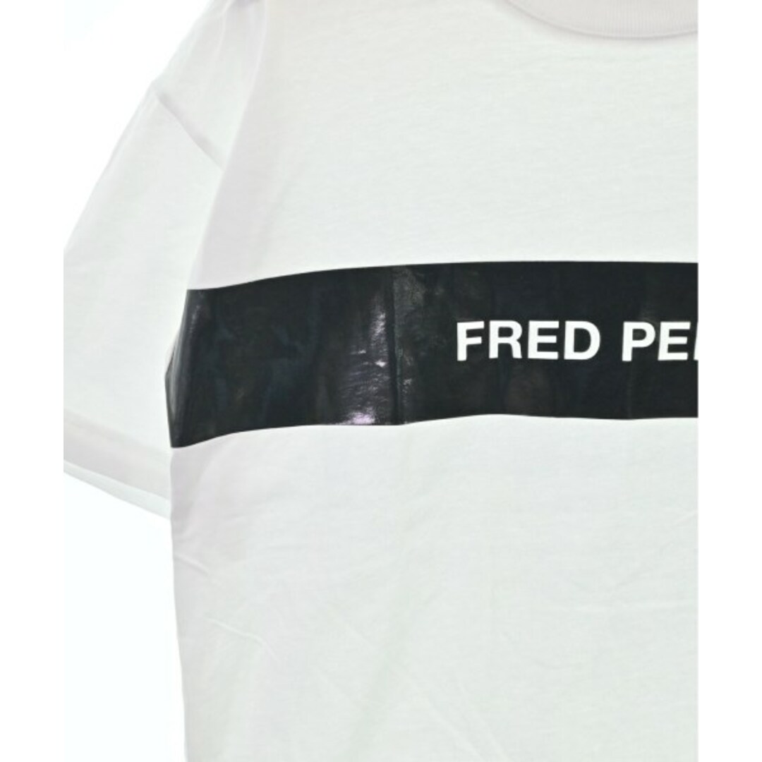 FRED PERRY(フレッドペリー)のFRED PERRY フレッドペリー Tシャツ・カットソー 38(M位) 白 【古着】【中古】 レディースのトップス(カットソー(半袖/袖なし))の商品写真