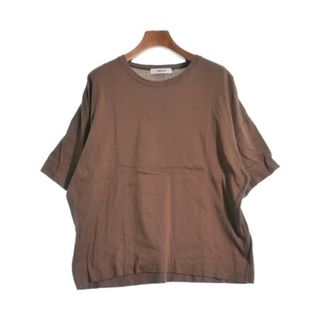 エブール(ebure)のebure エブール Tシャツ・カットソー 38(M位) 茶 【古着】【中古】(カットソー(半袖/袖なし))