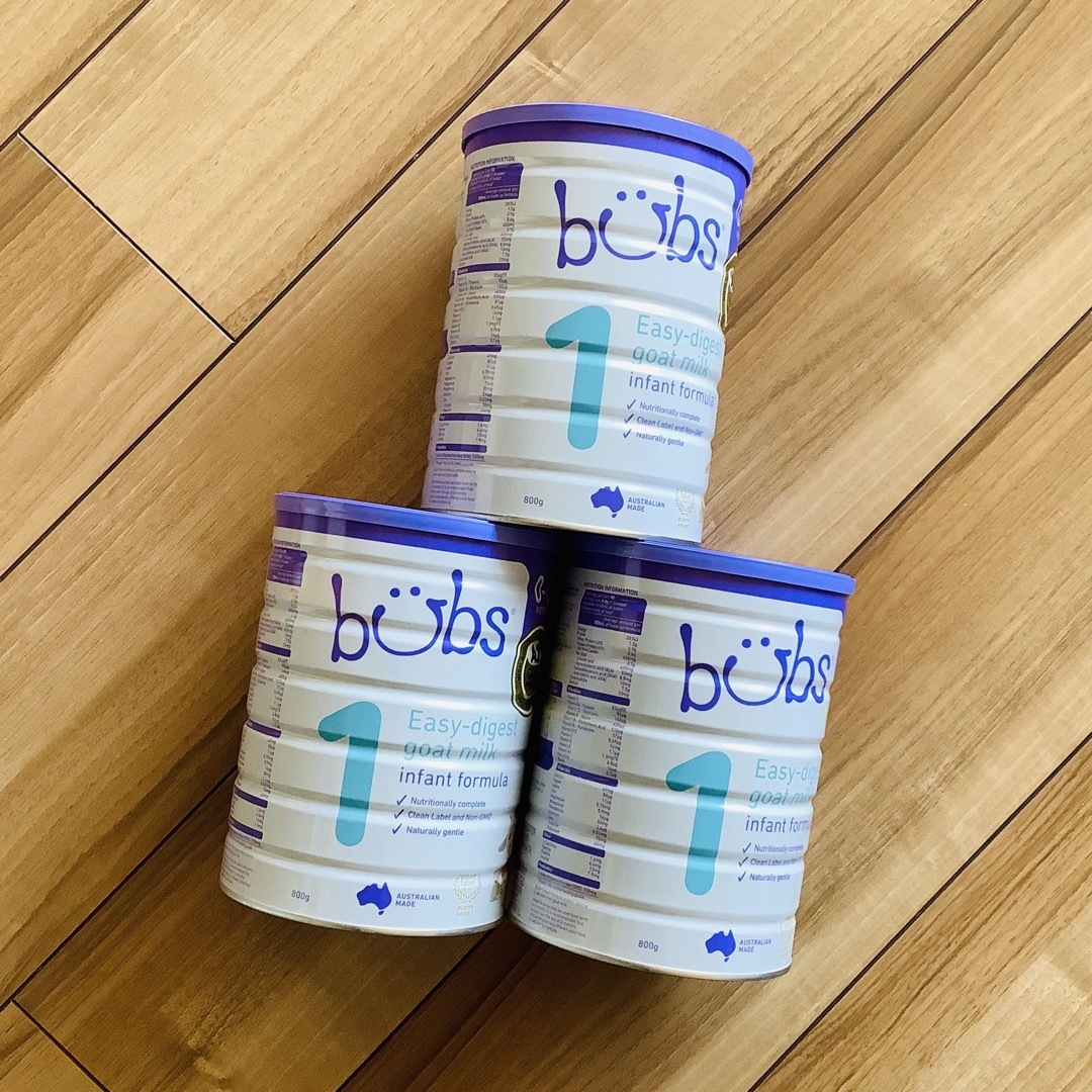 【宅急便】bubsバブズ・A2 山羊ミルク ステップ1(生後0日) 3缶bubs