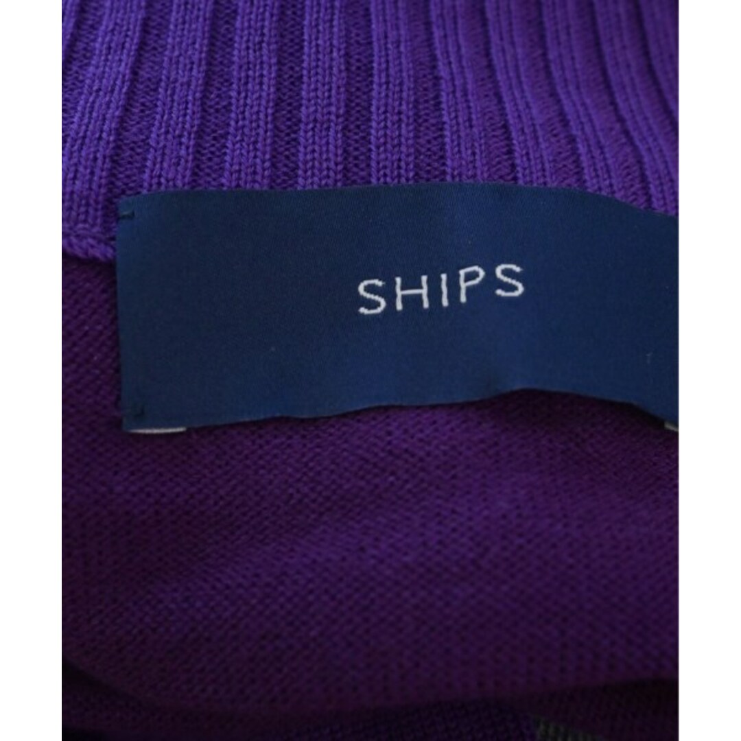 SHIPS(シップス)のSHIPS シップス ワンピース F 紫 【古着】【中古】 レディースのワンピース(ひざ丈ワンピース)の商品写真