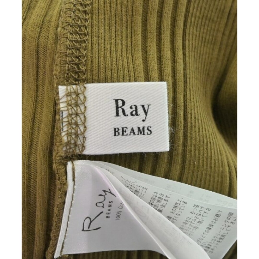 Ray BEAMS(レイビームス)のRay Beams レイビームス Tシャツ・カットソー -(XS位) カーキ系 【古着】【中古】 レディースのトップス(カットソー(半袖/袖なし))の商品写真