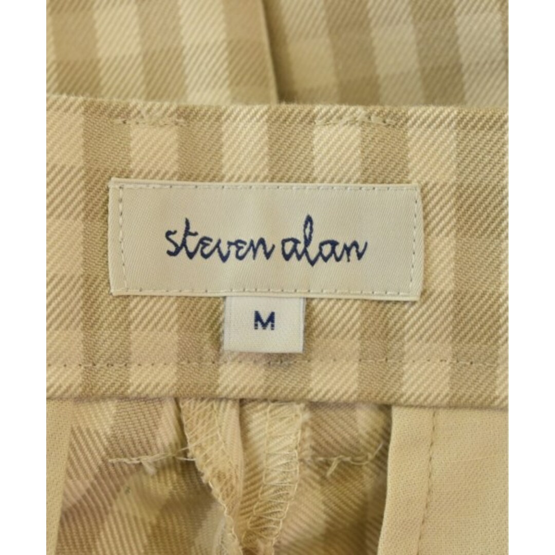 steven alan(スティーブンアラン)のsteven alan スラックス M ベージュ系(チェック) 【古着】【中古】 レディースのパンツ(その他)の商品写真