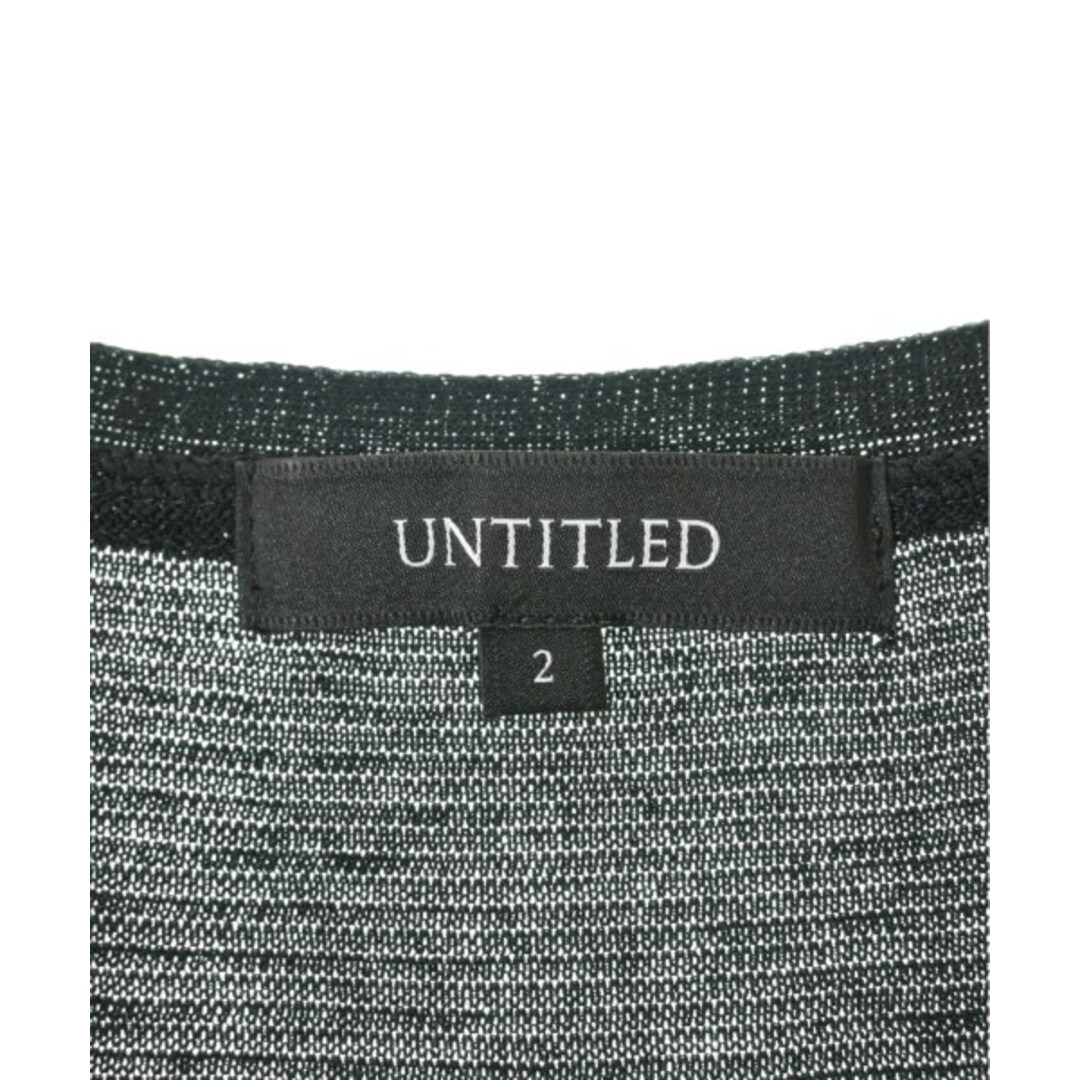 UNTITLED(アンタイトル)のUNTITLED アンタイトル ニット・セーター 2(M位) 黒 【古着】【中古】 レディースのトップス(ニット/セーター)の商品写真