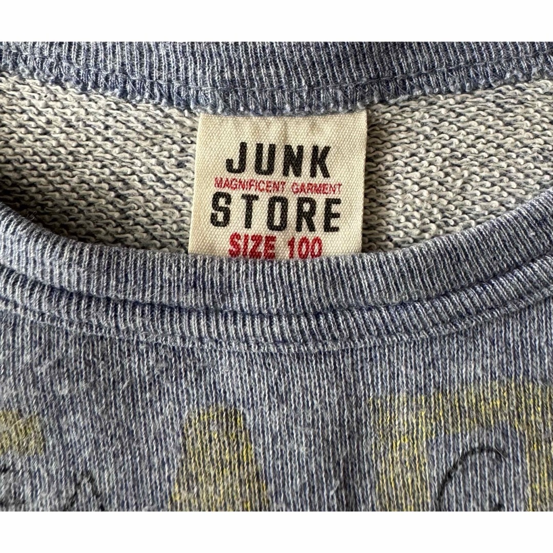 JUNK STORE(ジャンクストアー)のJUNKSTORE トレーナー 100 キッズ/ベビー/マタニティのキッズ服男の子用(90cm~)(Tシャツ/カットソー)の商品写真