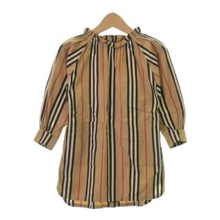 バーバリー(BURBERRY) 子供 ワンピース(女の子)(ストライプ)の通販 バーバリー(BURBERRY) 子供 ワンピース(女の子)(ストライプ)の通販