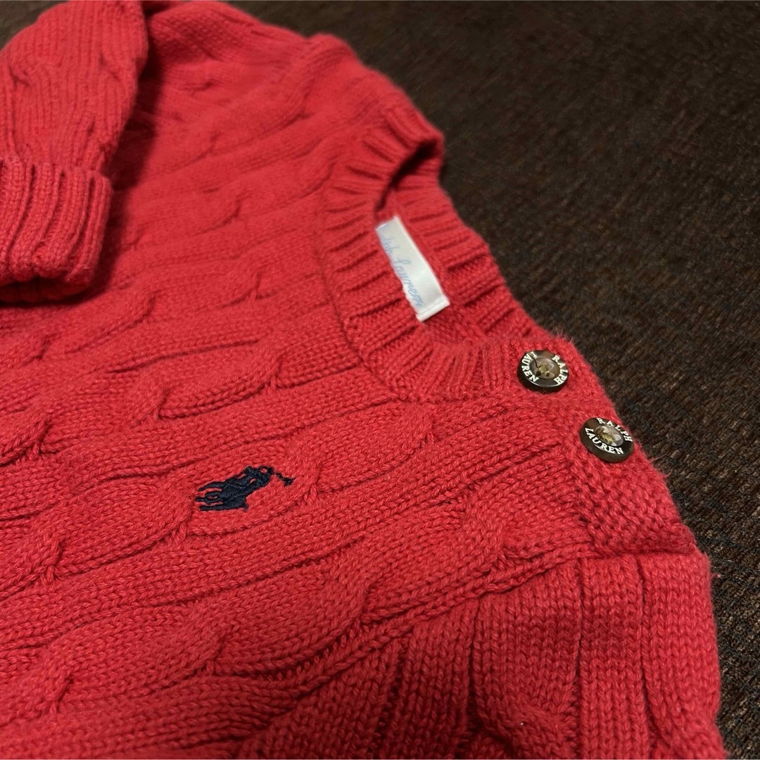 Ralph Lauren(ラルフローレン)の6M  60〜68  ラルフローレン　ニット　セーター キッズ/ベビー/マタニティのベビー服(~85cm)(ニット/セーター)の商品写真