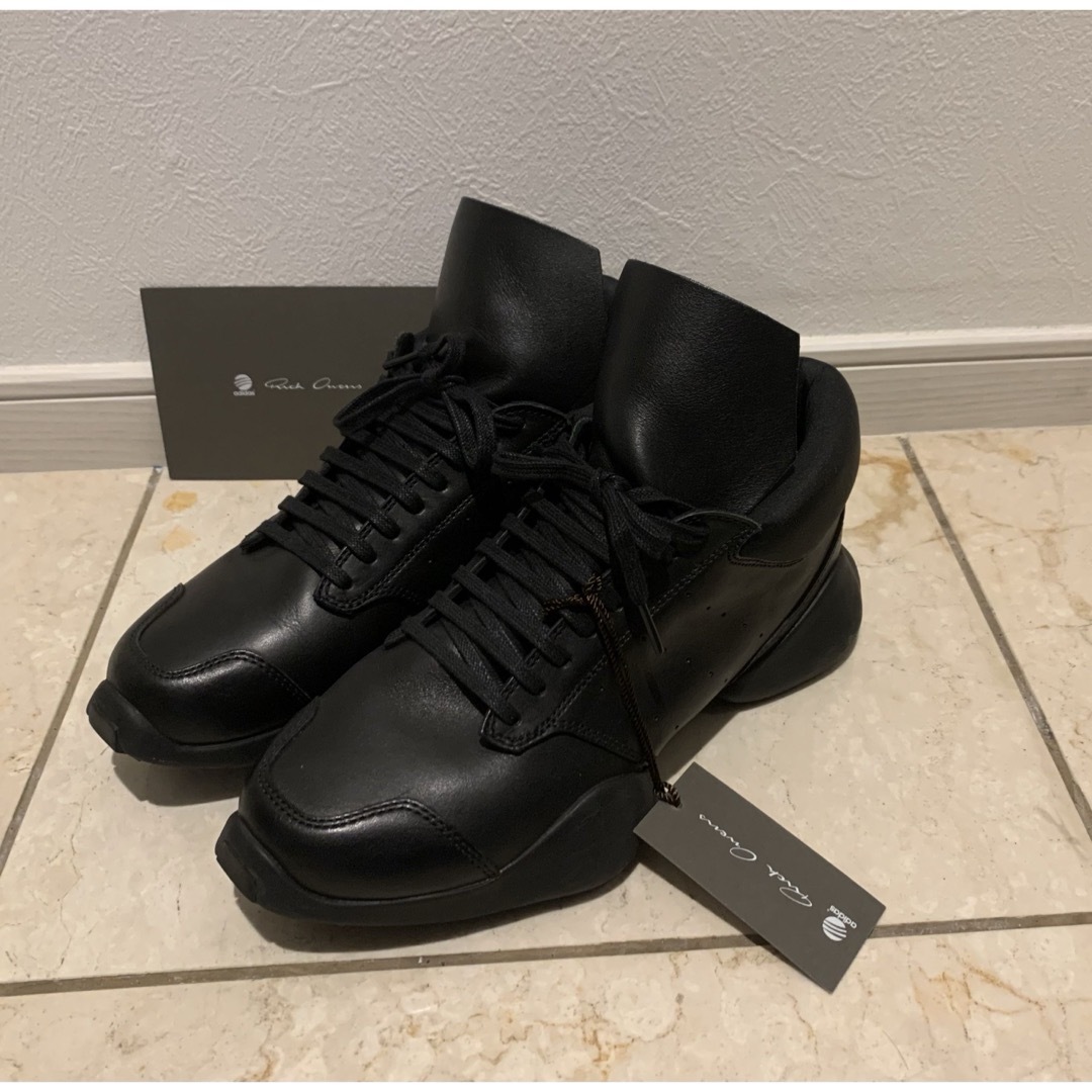 RICK OWENS x ADIDAS RUNNER AQ2825 BLACKメンズ