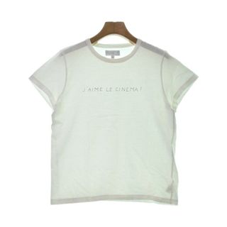 アニエスベー(agnes b.)のAgnes b. アニエスベー Tシャツ・カットソー 3(L位) 白 【古着】【中古】(カットソー(半袖/袖なし))