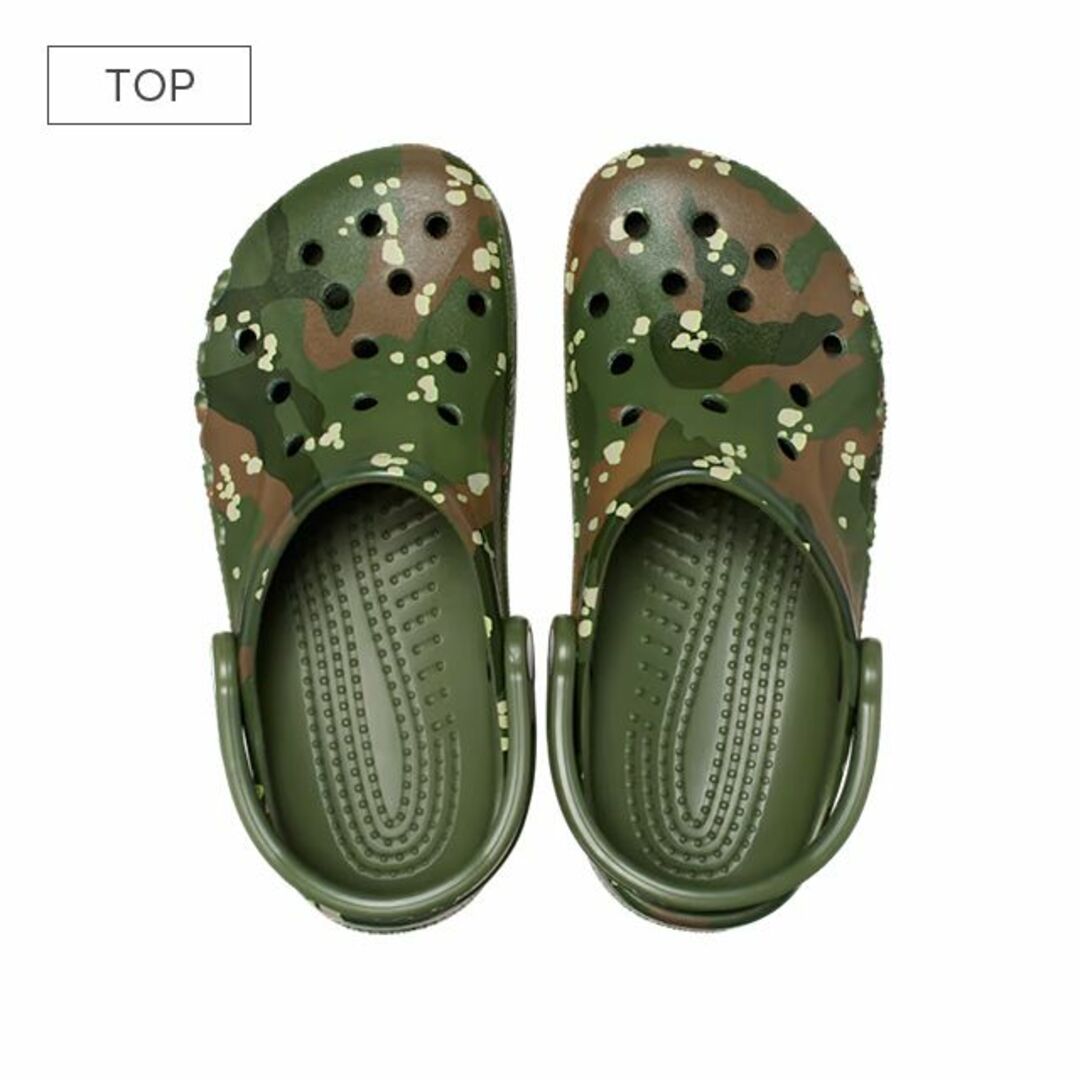 crocs(クロックス)の27cm クロックス バヤ シーズナル プリンテッド クロッグ アーミーグリーン メンズの靴/シューズ(サンダル)の商品写真
