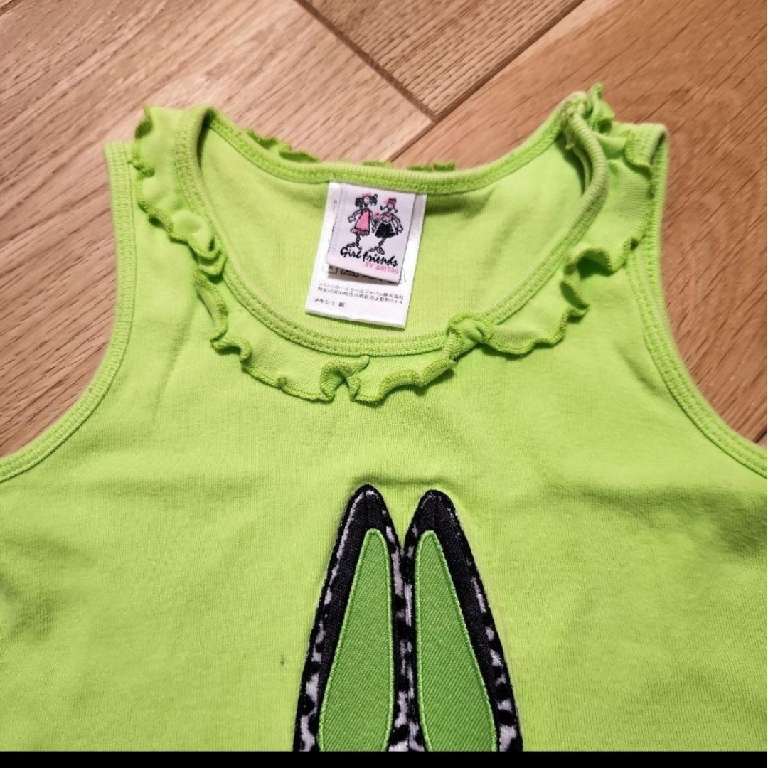 Girl friends ガールフレンズ ノースリーブ チュニック 95サイズ キッズ/ベビー/マタニティのキッズ服女の子用(90cm~)(Tシャツ/カットソー)の商品写真