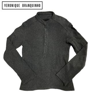 ヴェロニクブランキーノ(VERONIQUE BRANQUINHO)の美品 Veronique Branquinho ヘンリーネックニット 44(ニット/セーター)