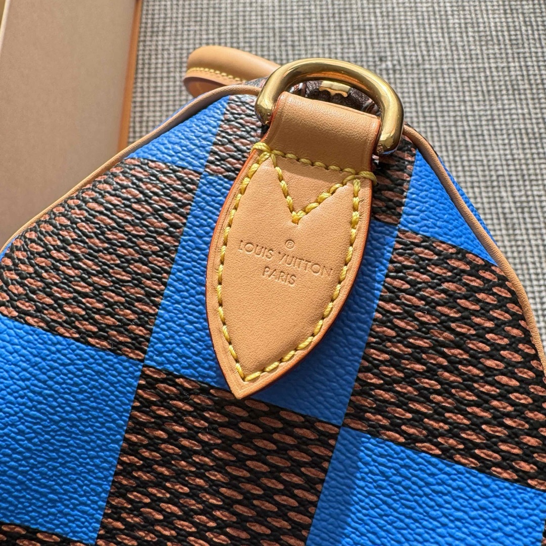 LOUIS VUITTON(ルイヴィトン)の専用　ルイヴィトン スピーディ・バドリエール25 ダミエ ブルー 21ss メンズのバッグ(ショルダーバッグ)の商品写真
