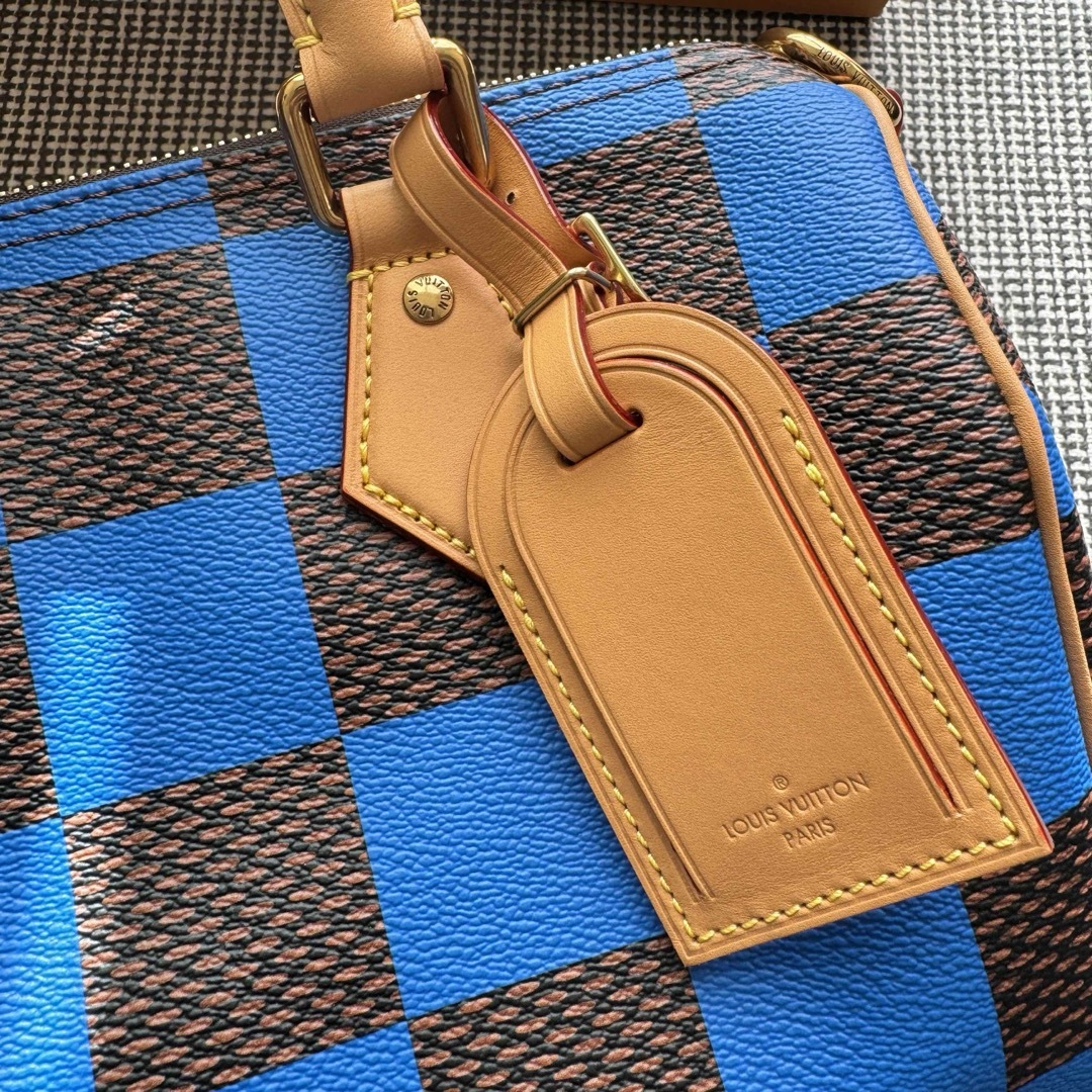 LOUIS VUITTON(ルイヴィトン)の専用　ルイヴィトン スピーディ・バドリエール25 ダミエ ブルー 21ss メンズのバッグ(ショルダーバッグ)の商品写真
