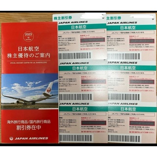 ジャル(ニホンコウクウ)(JAL(日本航空))のJAL 日本航空株主優待券6枚　&   旅行割引券(その他)