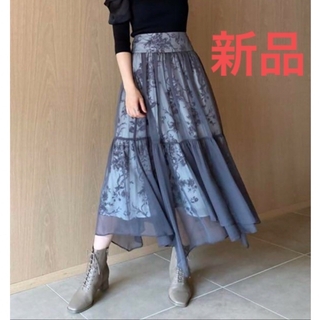SNIDEL - 韓国ファッション＊花柄ペンシルロングスカートの通販 by R's