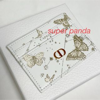 DIOR CARO カードケース Butterfly バタフライ 新品箱保存袋ショッパー