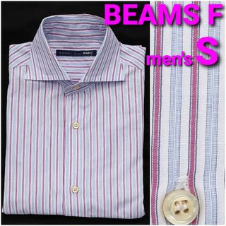ビームスエフ(BEAMS F)のBEAMS F ビジネスシャツ メンズS ホリゾンタルカラー ストライプ(シャツ)