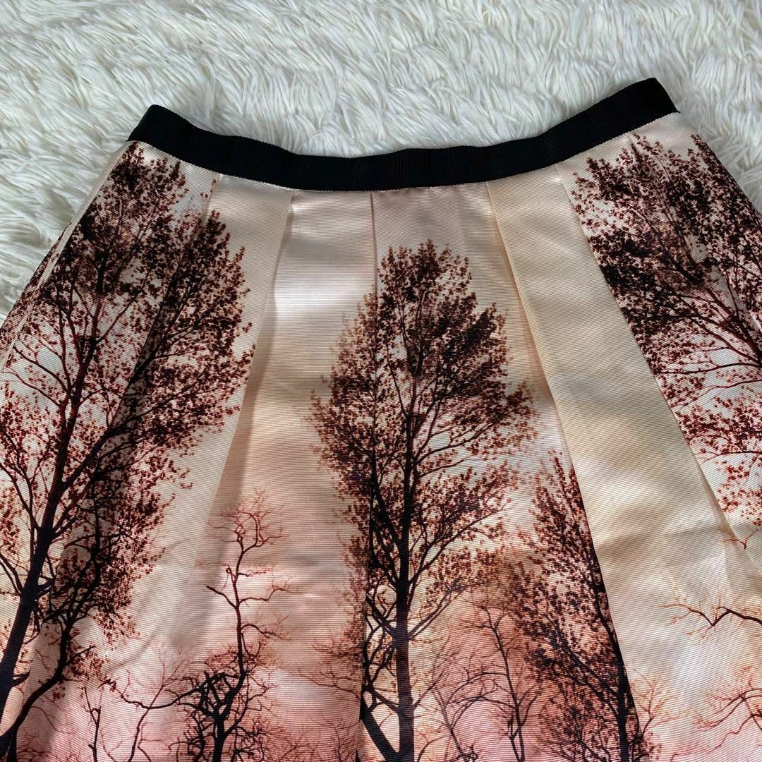 ANAYI(アナイ)のANAYI アナイ　転写プリント　プリーツ　スカート　風景 レディースのスカート(ひざ丈スカート)の商品写真