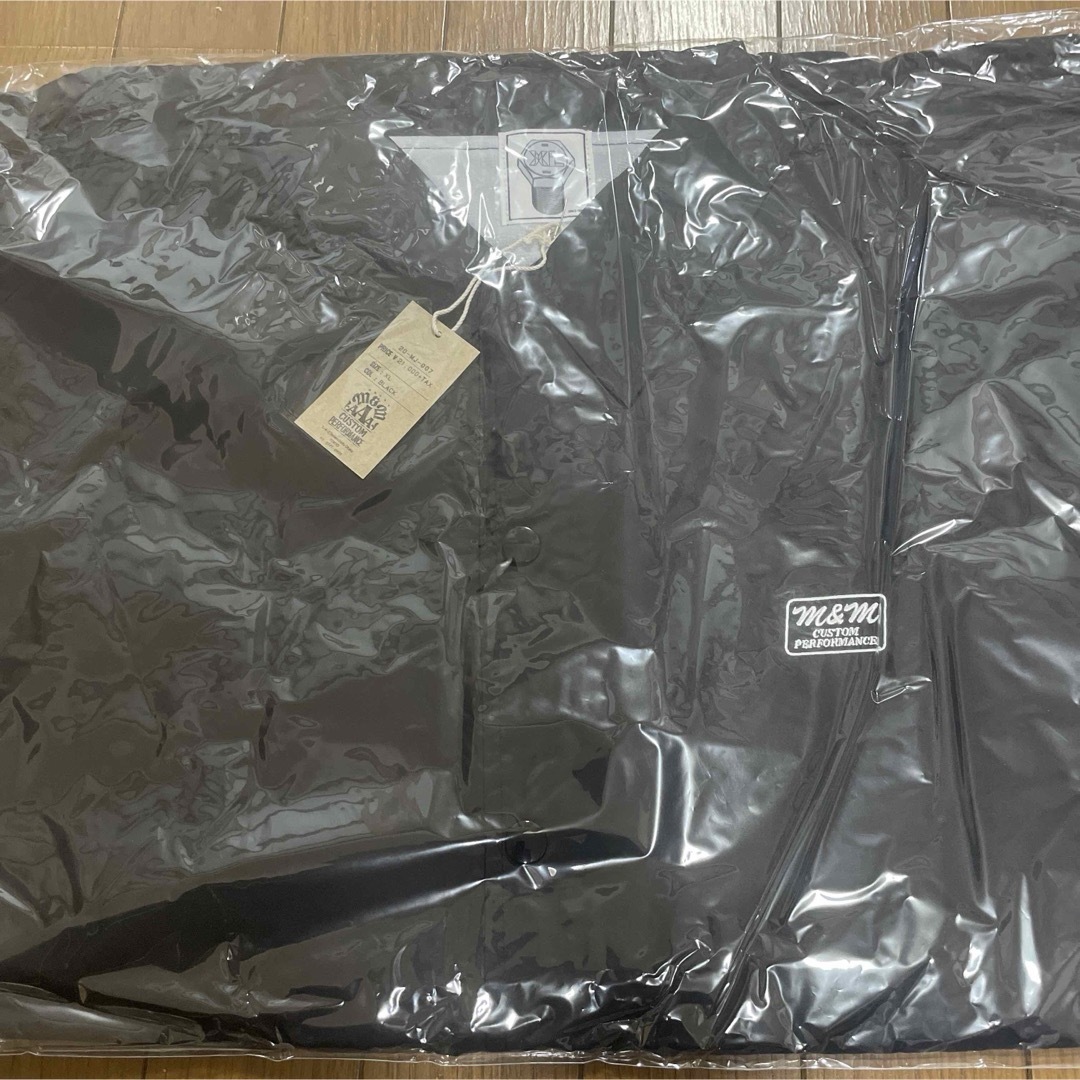M&M(エムアンドエム)のエムアンドエム　コーチジャケット/M&M BLACK XLサイズ キムタク メンズのジャケット/アウター(ナイロンジャケット)の商品写真