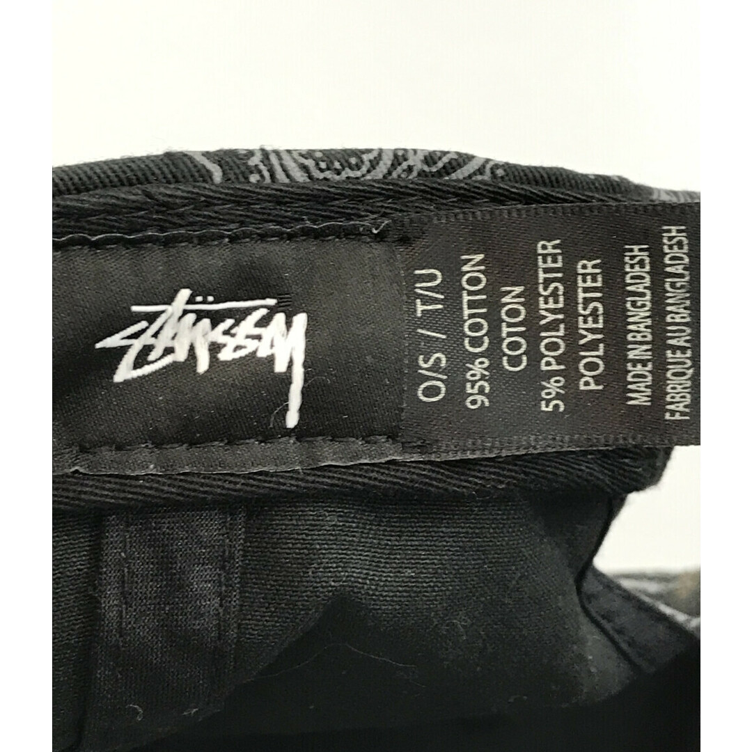 STUSSY(ステューシー)のステューシー ペイズリー柄キャップ アジャスタブル ユニセックス レディースの帽子(キャップ)の商品写真