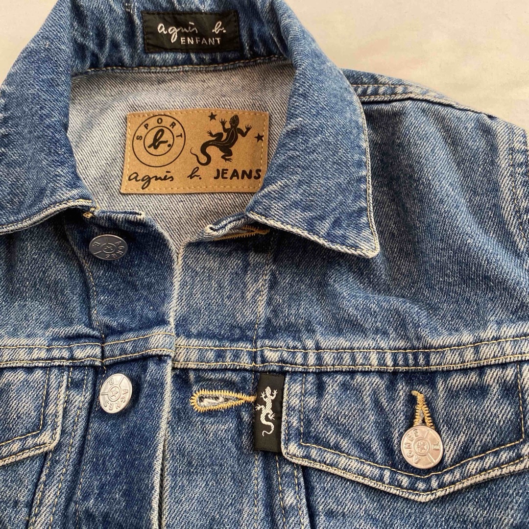 ブルータグ付き新品 アニエスベー デニム ジャケット agnes b.JEANS