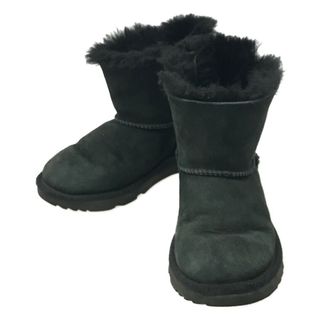 アグ(UGG)のアグ UGG ショートブーツ ボア リボン    キッズ 18.5(ブーツ)