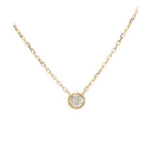 アガット(agete)の美品 アガット agete ネックレス K18 D0.07ct レディース(ネックレス)