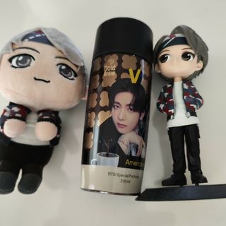 ボウダンショウネンダン(防弾少年団(BTS))のキムテヒョンフィギュア ぬいぐるみ セット(キャラクターグッズ)