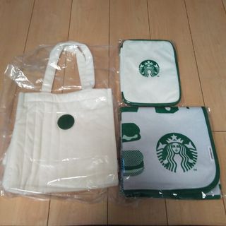 スターバックス(Starbucks)のスターバックス　2024  福袋　3点　バッグ　マルチケース　ピクニックマット(日用品/生活雑貨)