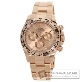 ロレックス(ROLEX)のROLEX 116505A コスモグラフ デイトナ 11P ダイヤモンド 腕時計 K18PG エバーローズゴールド メンズ(腕時計(アナログ))