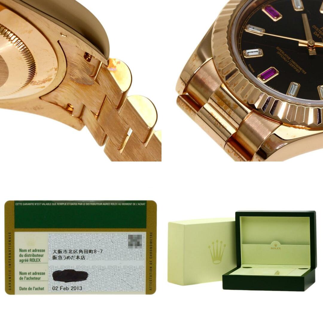 ROLEX(ロレックス)のROLEX 218235BG デイデイト 2 ダイヤモンド ルビー 腕時計 K18PG K18PG ダイヤモンド メンズ メンズの時計(腕時計(アナログ))の商品写真