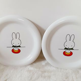 ミッフィー(miffy)の未使用!! ミッフィーお皿2枚セット(食器)