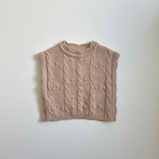 ザラキッズ(ZARA KIDS)のthe lala ニットベスト S（80cm程度）(ニット/セーター)